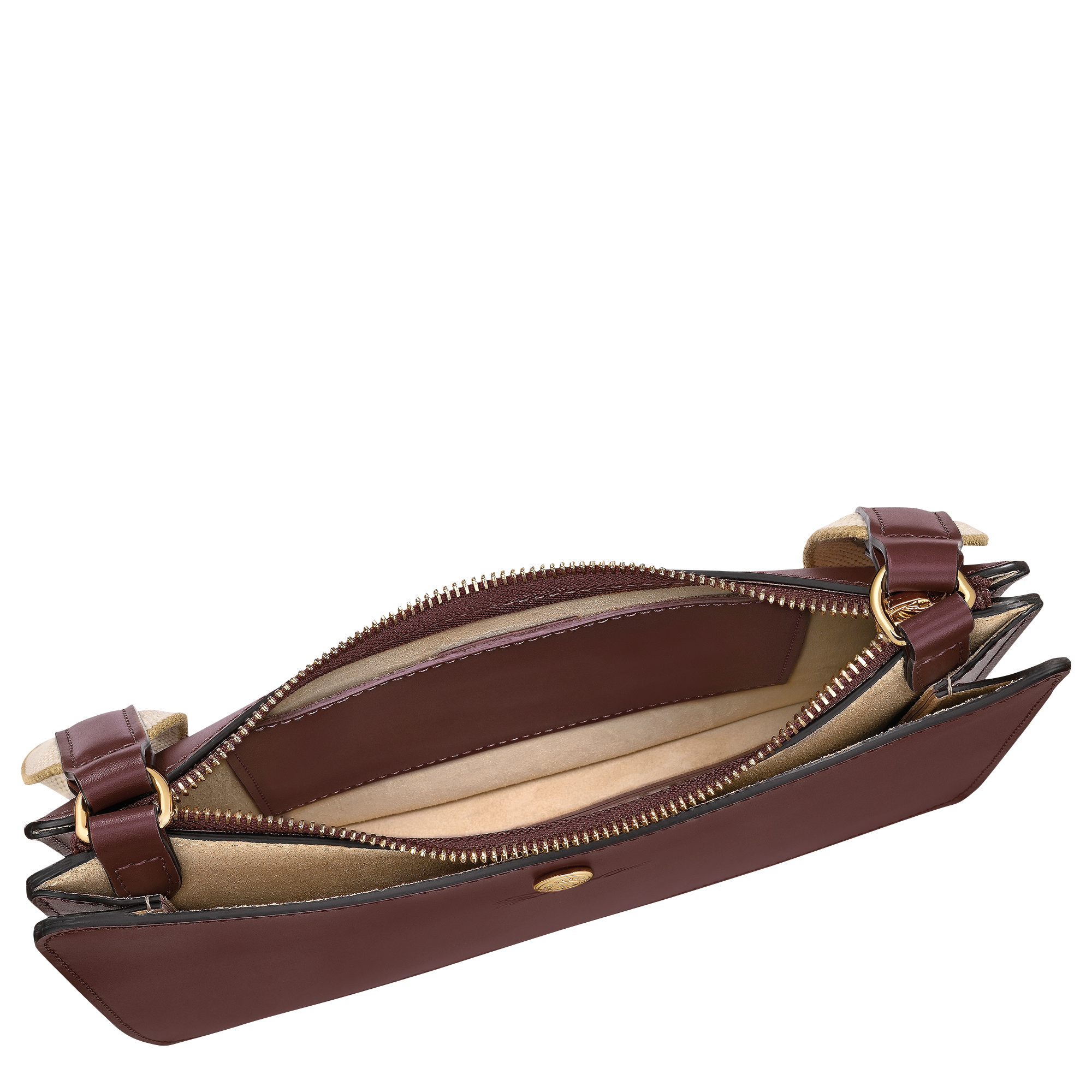 Épure Crossbody bag / Burgundy - Leather - 图片 5