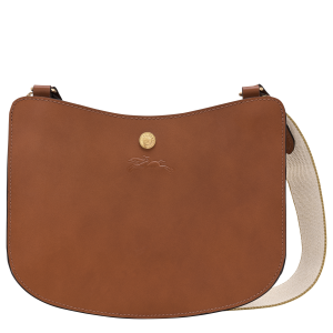 Épure Crossbody bag / Cognac - Leather