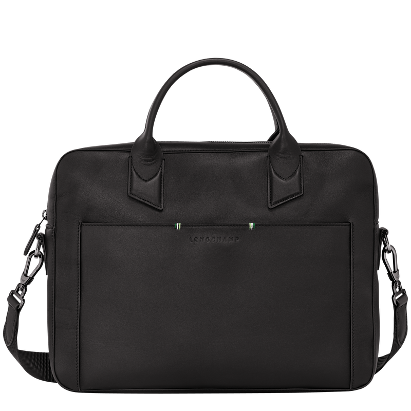Longchamp sur Seine Briefcase / Black - Leather