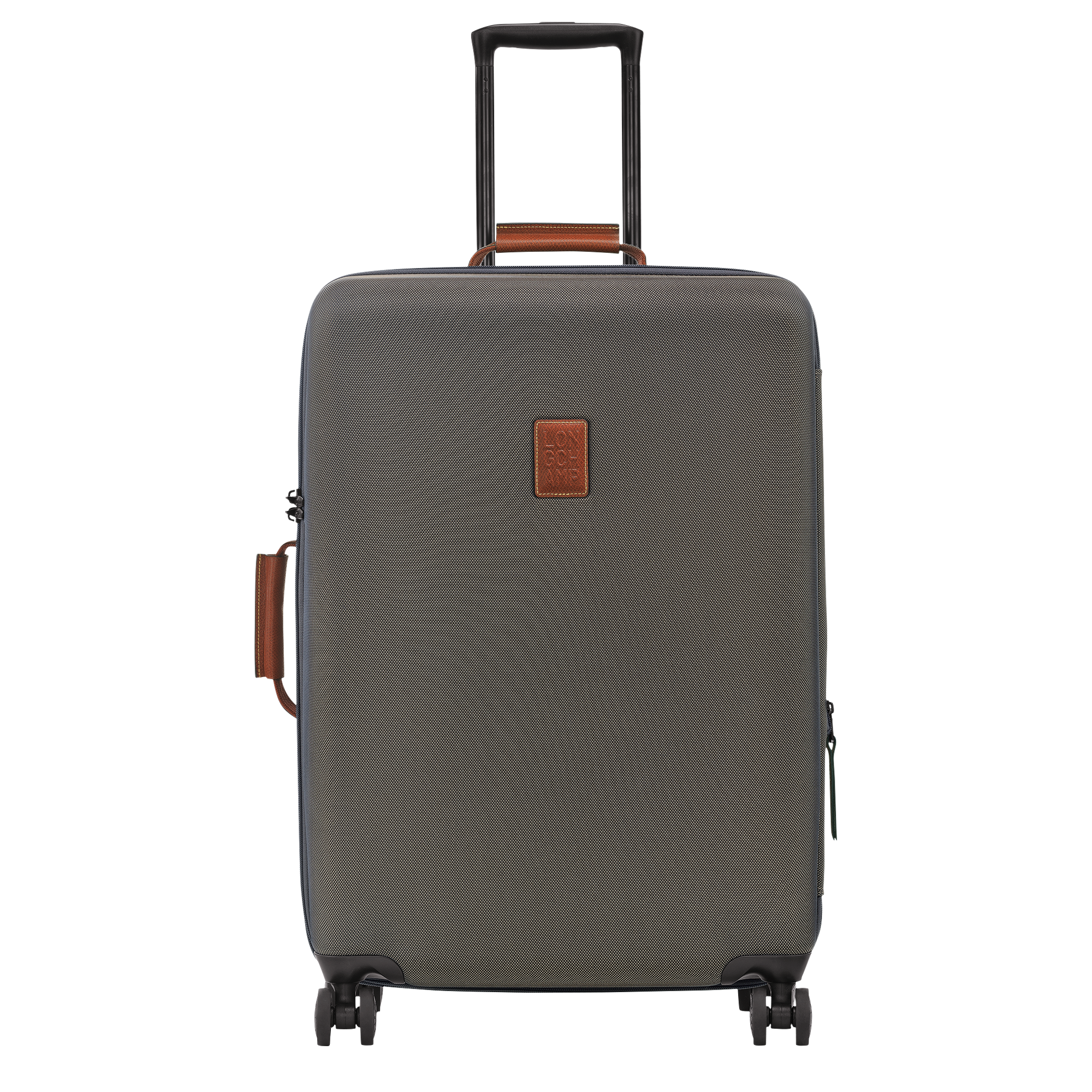 Boxford L Suitcase / Brown - Recycled canvas