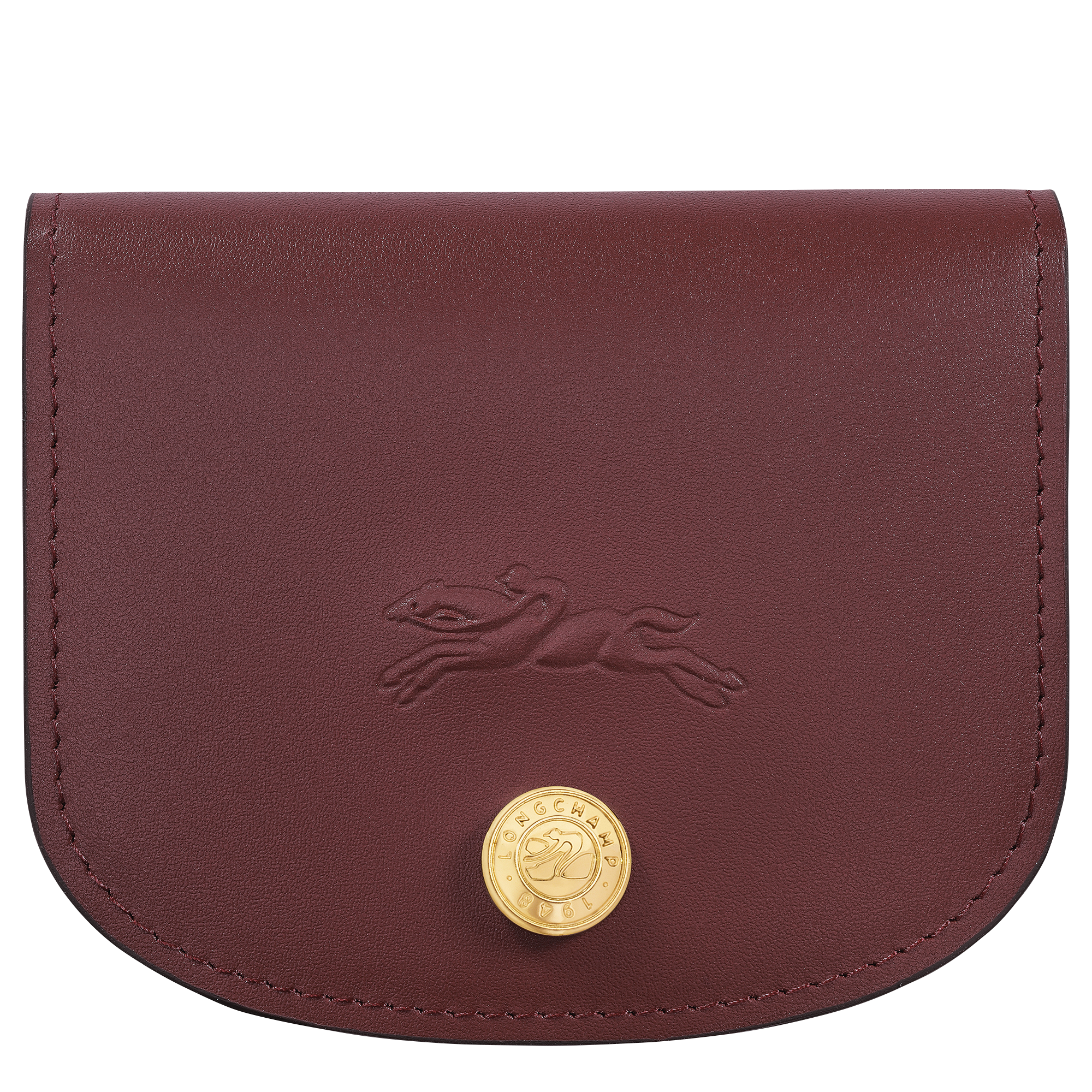 Épure Card holder / Burgundy - Leather