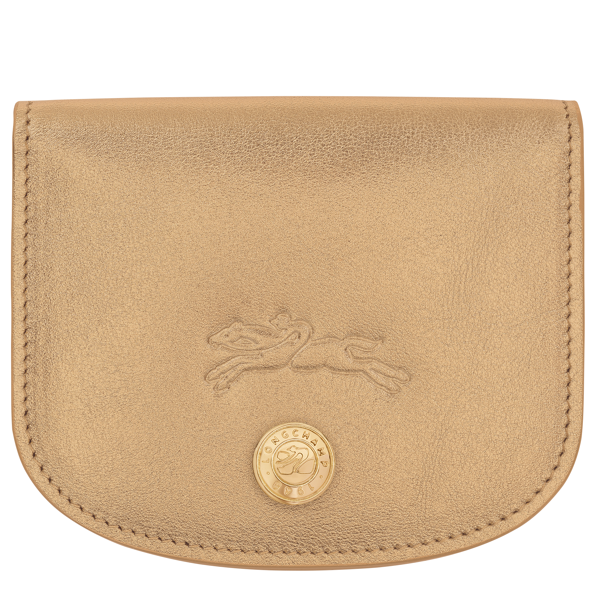 Le Pliage Xtra Card holder / Gold - Leather
