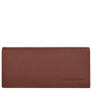Le Foulonné Long continental wallet / Coffee - Leather