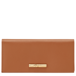 Le Roseau Long continental wallet / Cashew - Leather