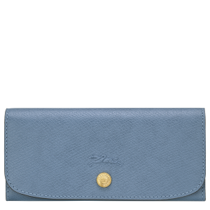 Épure Long continental wallet / Slate - Leather