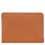 Le Foulonné Laptop case / Amber - Leather