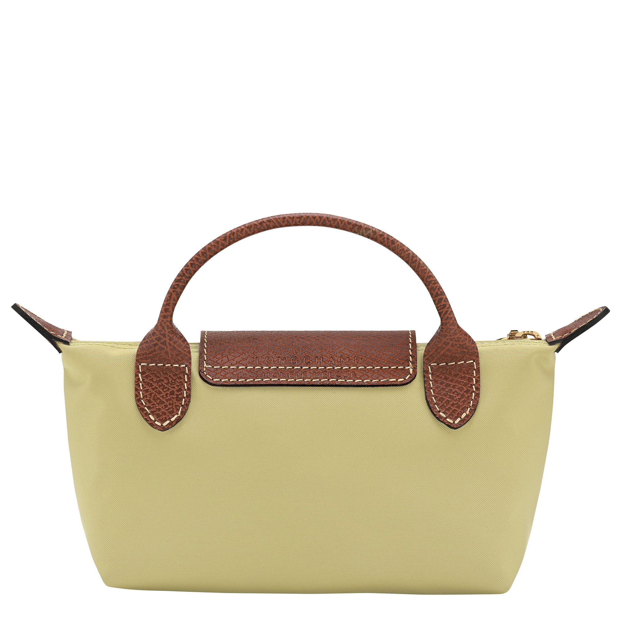 Le Pliage Original Pouch with handle / Pistachio - Recycled canvas - 图片 4