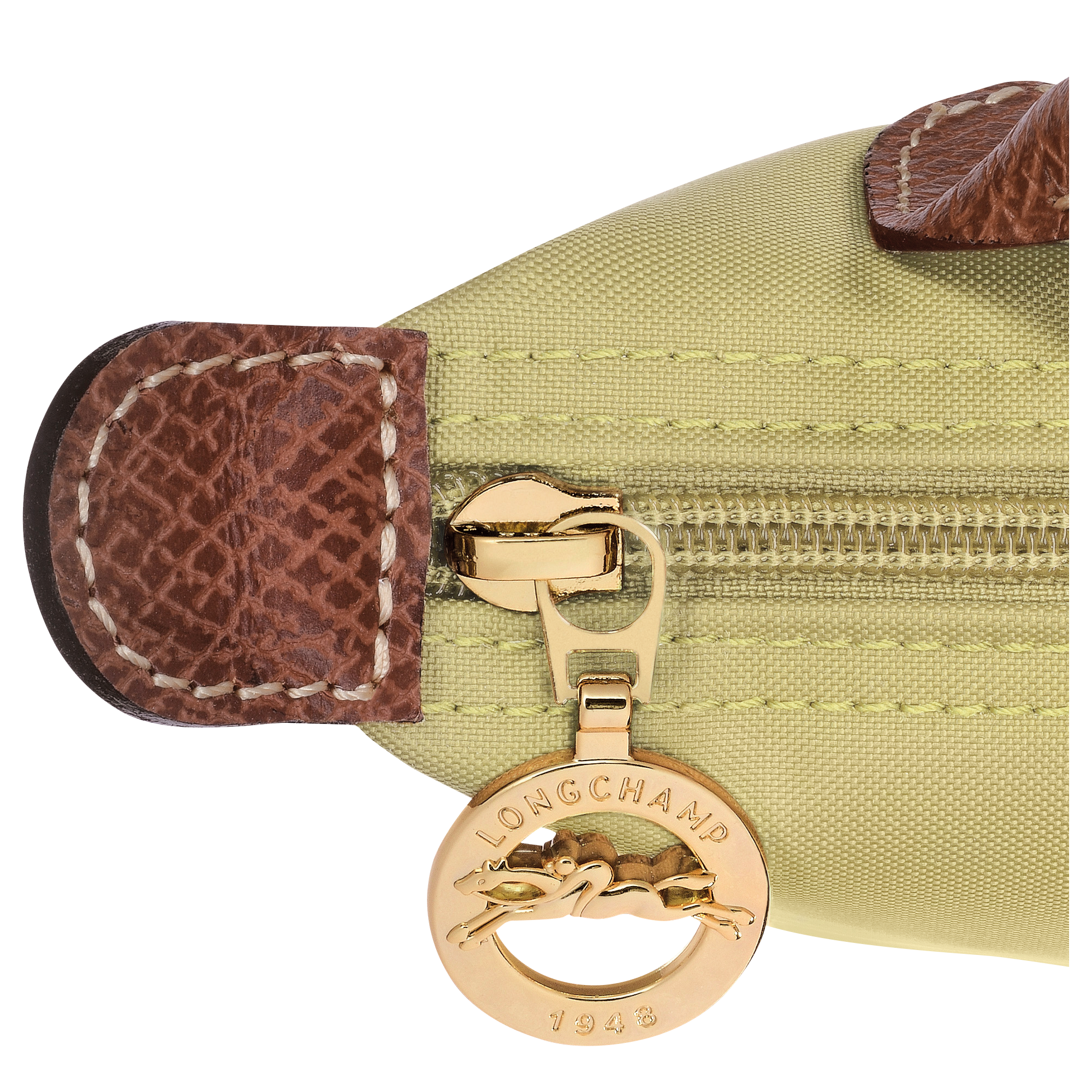 Le Pliage Original Pouch with handle / Pistachio - Recycled canvas - 图片 6