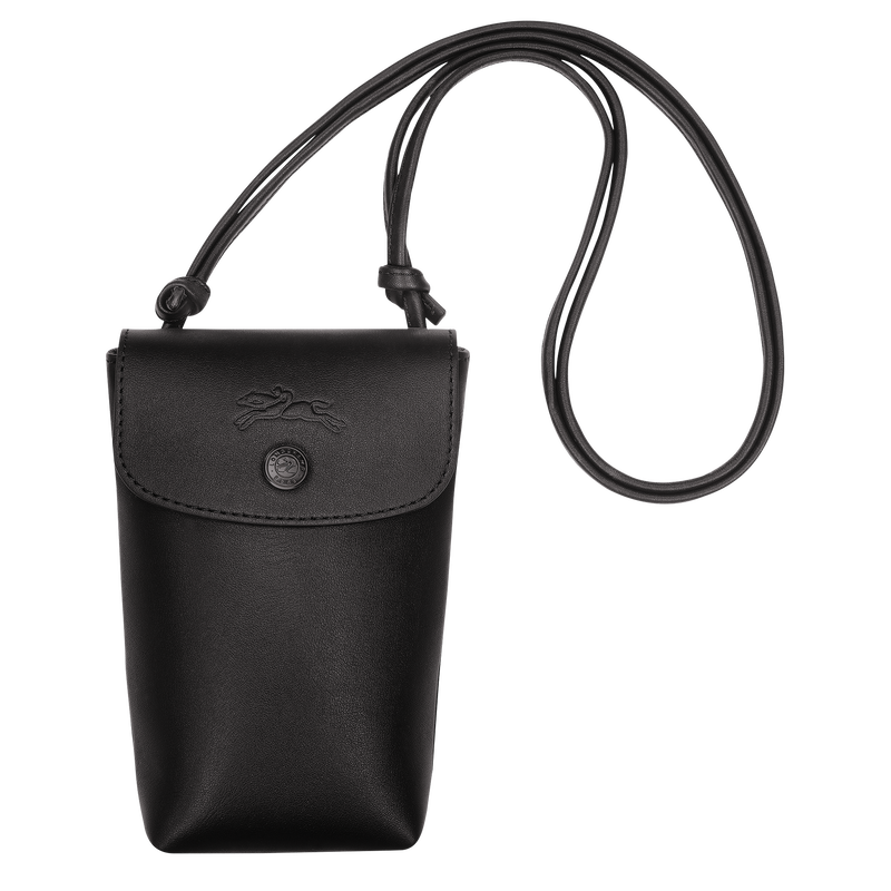 Le Pliage Xtra Phone case with leather lace / Ecru - Leather - 图片 24