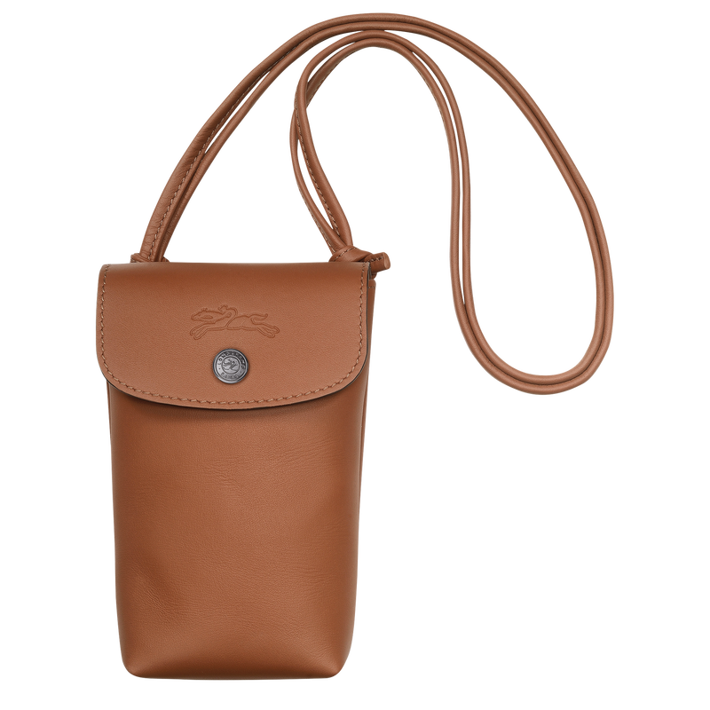 Le Pliage Xtra Phone case with leather lace / Ecru - Leather - 图片 9