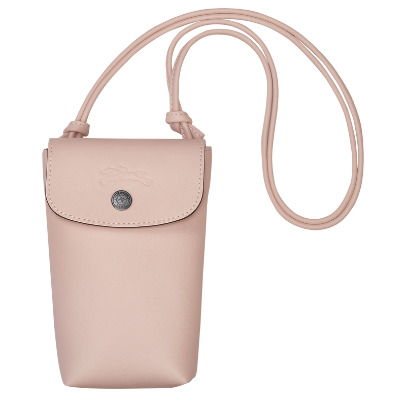 Le Pliage Xtra Phone case with leather lace / Ecru - Leather - 图片 14