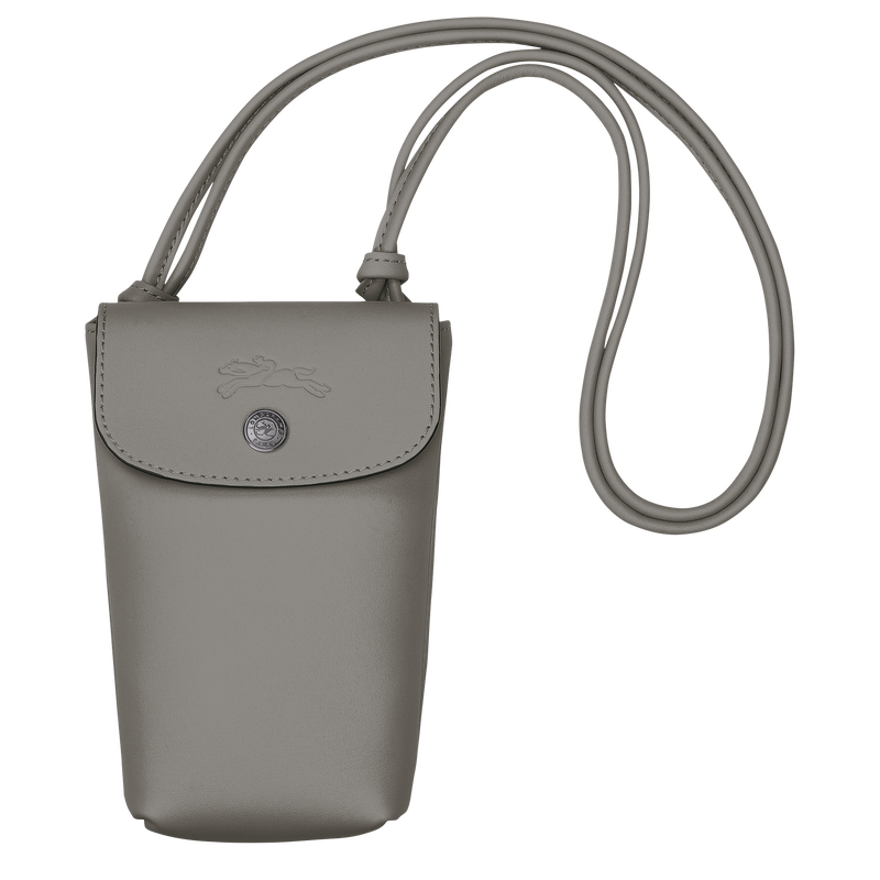 Le Pliage Xtra Phone case with leather lace / Ecru - Leather - 图片 20