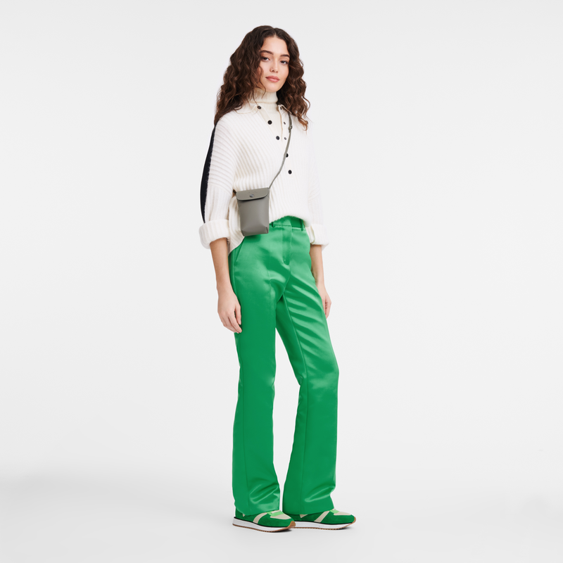 Le Pliage Xtra Phone case with leather lace / Ecru - Leather - 图片 11