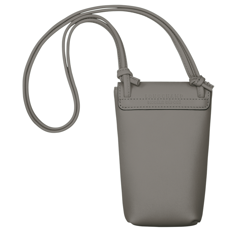 Le Pliage Xtra Phone case with leather lace / Ecru - Leather - 图片 21