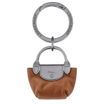 Le Pliage Xtra Key ring / Cognac - Leather