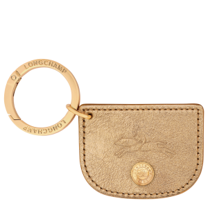Épure Key ring / Gold - Leather