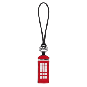 Key ring / Red - Leather