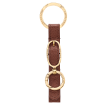 Le Foulonné Key ring / Coffee - Leather