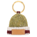 Le Pliage Collection Key ring / Pistachio/Burgundy - Knit