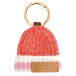 Le Pliage Collection Key ring / Coral/Pink - Knit