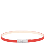 Le Roseau Ladies' belt / Vermilion - Leather
