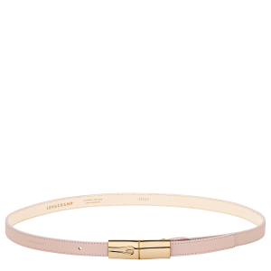 Le Roseau Ladies' belt / Petal Pink - Leather