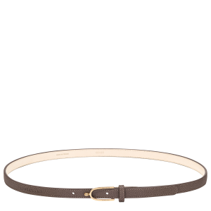 Ladies' belt / Taupe - Leather