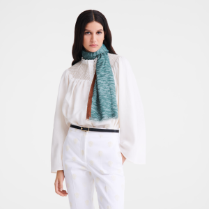 Chevaux Stole / Eucalyptus - Horse print