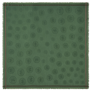 La Médaille Longchamp Shawl / British Green - Cotton blend