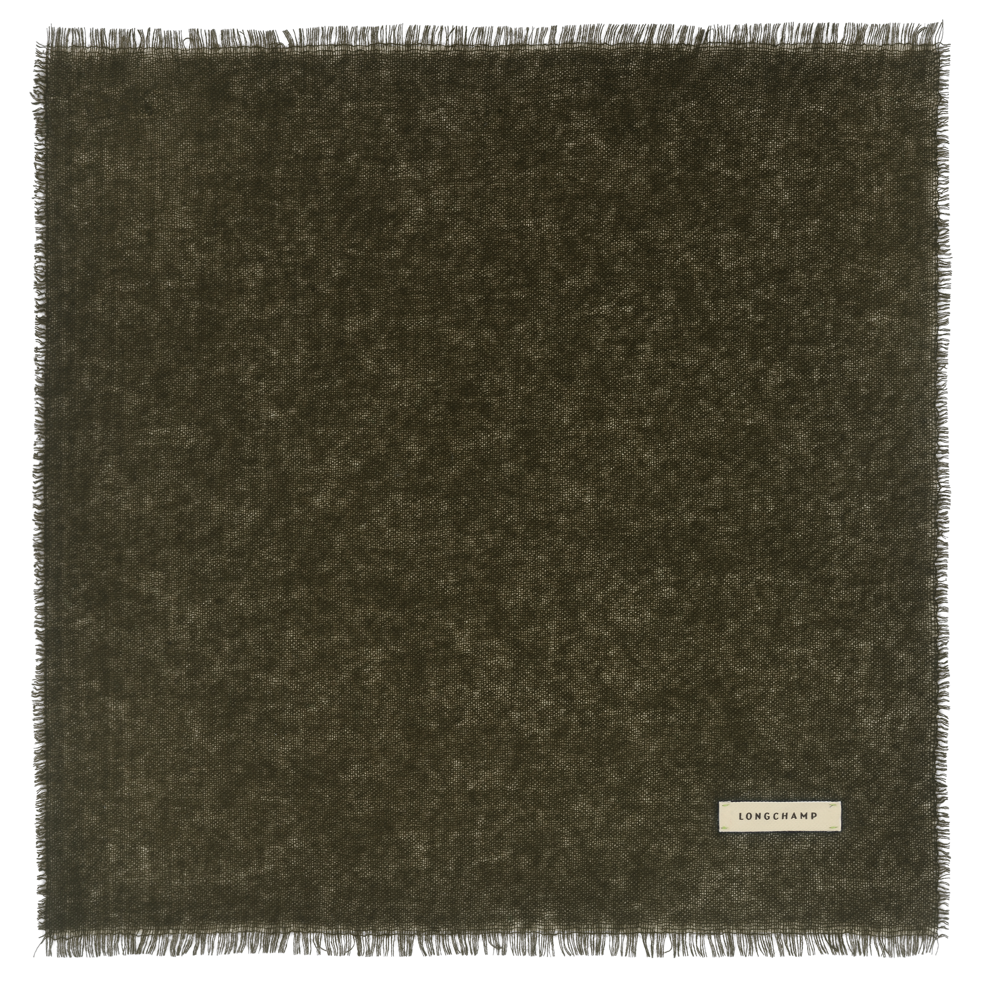 L'Hiver en douceur Stole / Olive - Cashmere