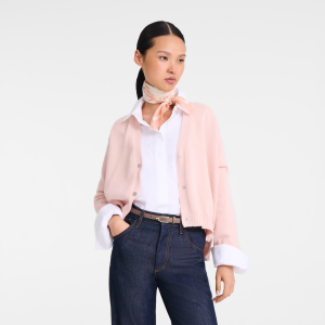 Wavy Summer Stole / Petal Pink - Cashmere