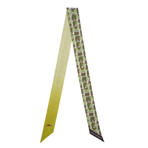 Origami Le Pliage Headband / Kiwi Green - Silk