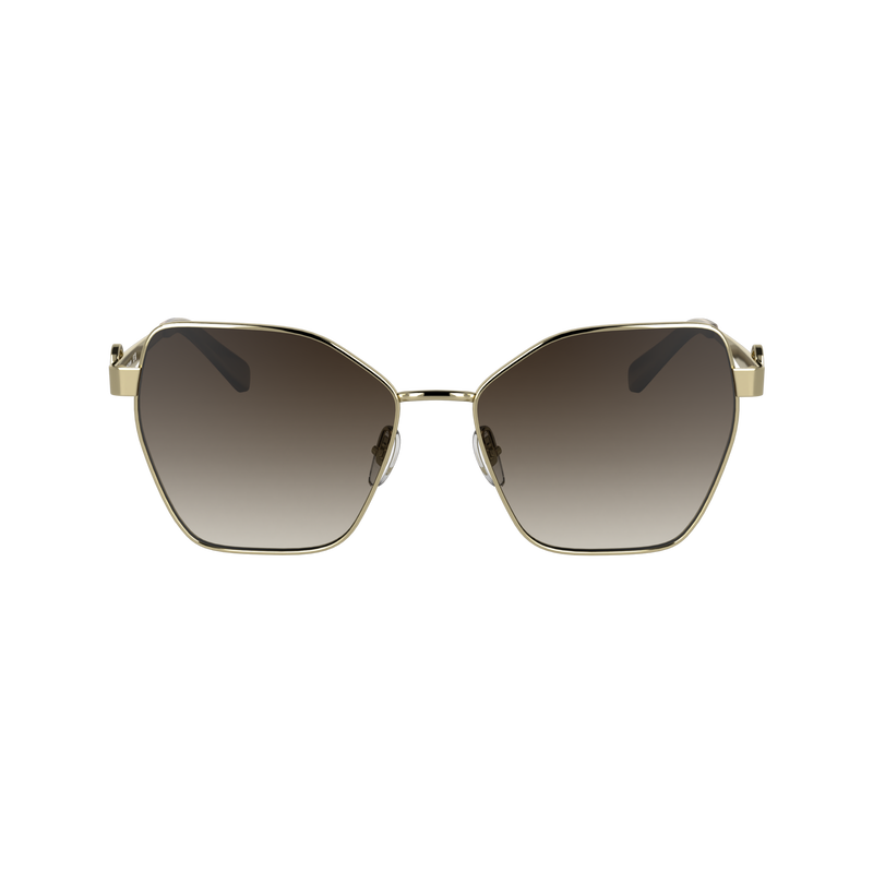 Sunglasses / Gold/Brown - Metal