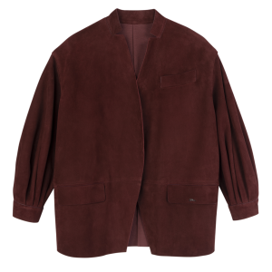 Jacket / Burgundy - Leather