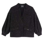 Kimono jacket / Black - Knit