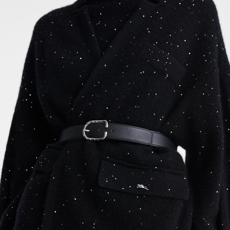 Kimono jacket / Black - Knit - 图片 14