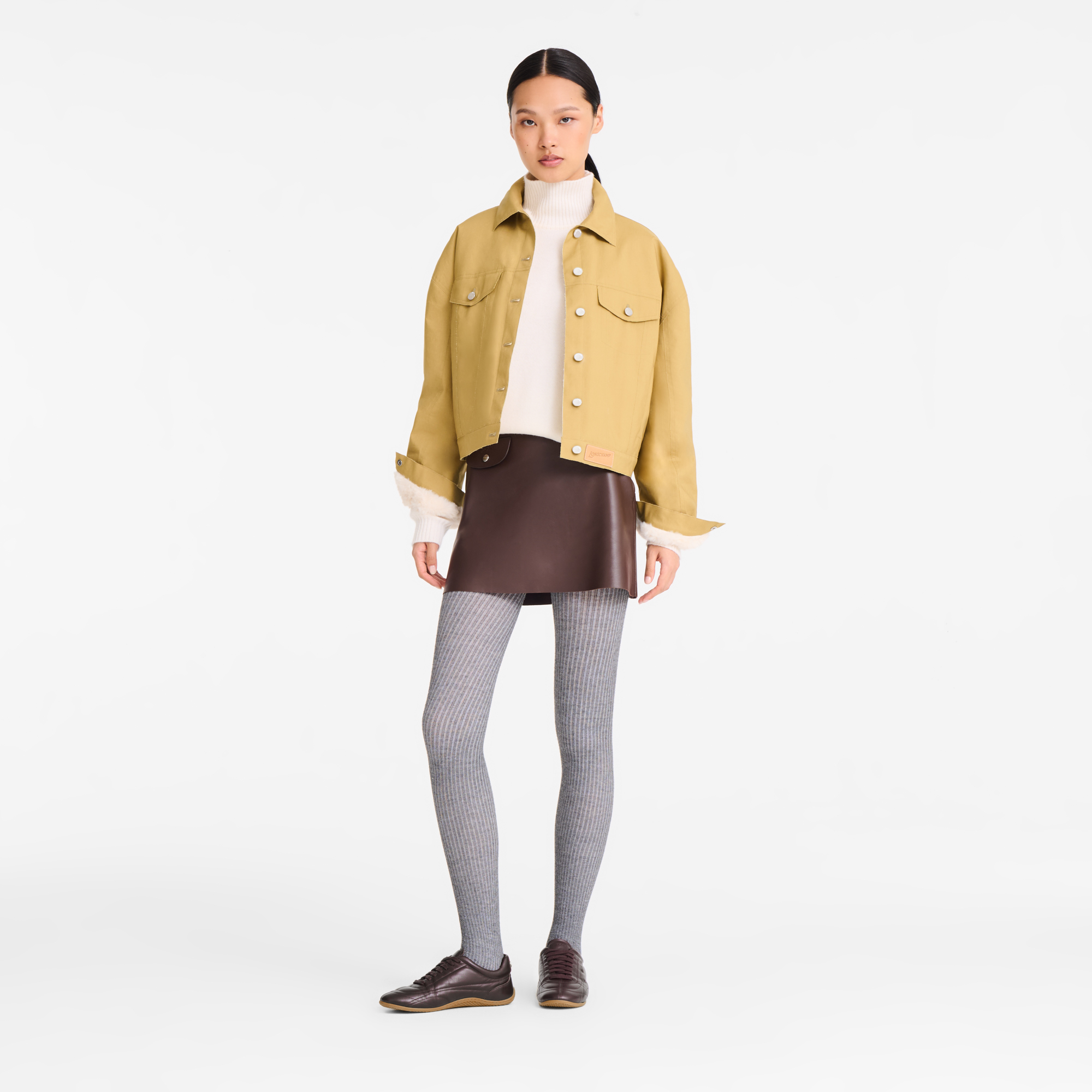 Jacket / Desert - Water-repellent technical canvas