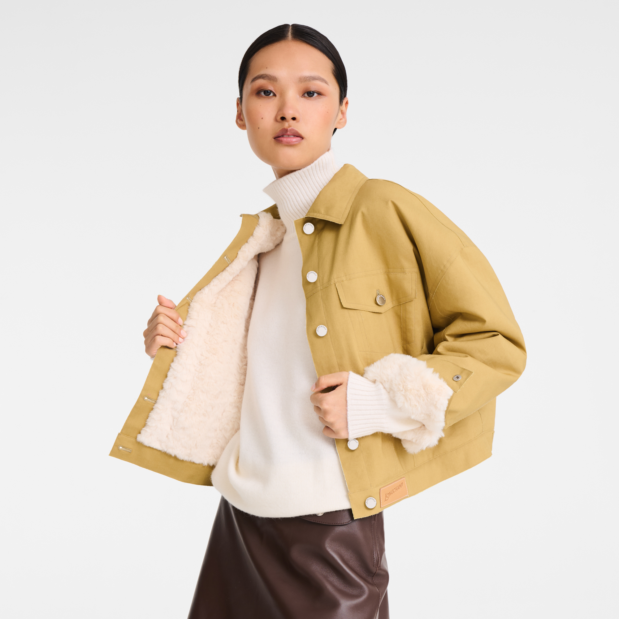 Jacket / Desert - Water-repellent technical canvas - 图片 3