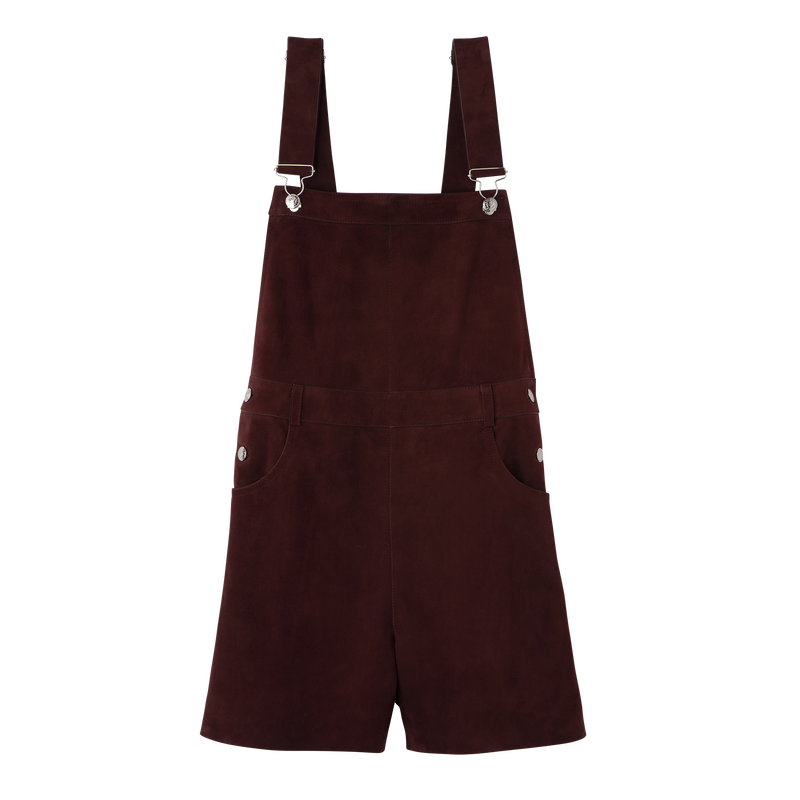 Jumpsuit / Eggplant - Leather