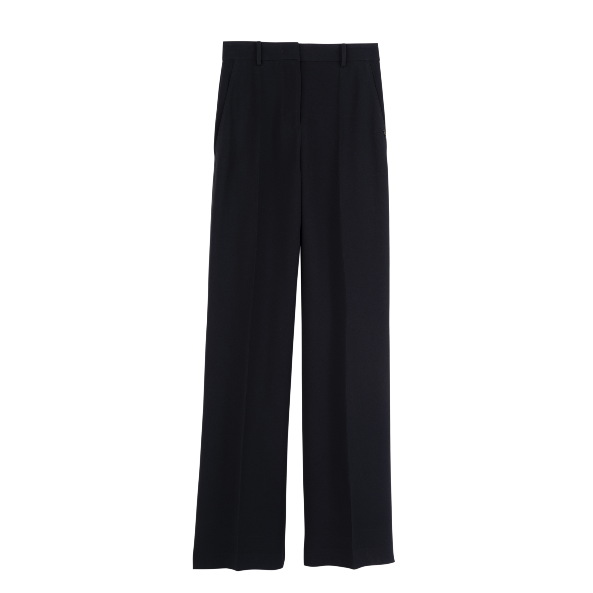 Trousers / Black - Crepe