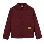 Jacket / Burgundy - Overdyed cotton