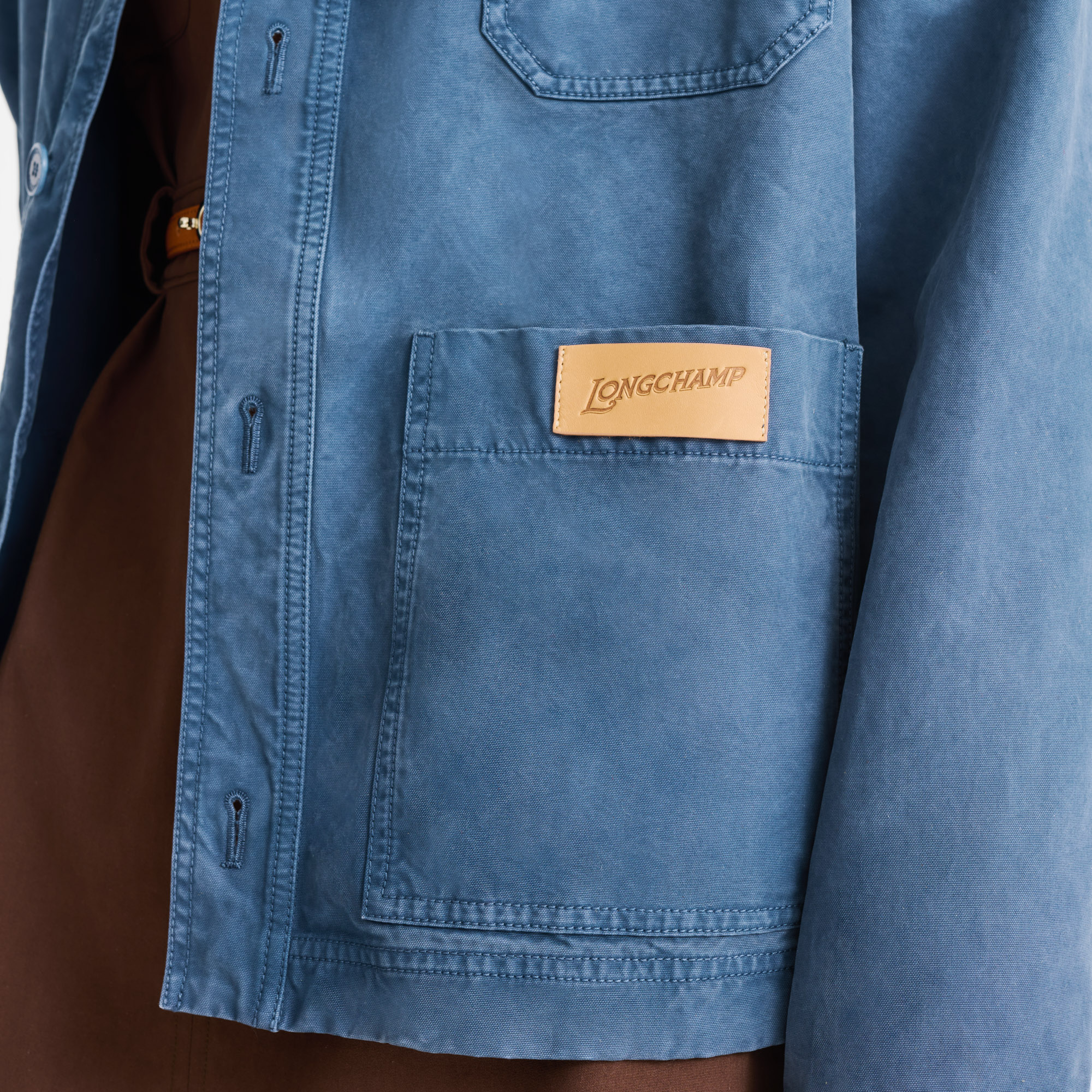 Jacket / Slate - Overdyed cotton - 图片 5