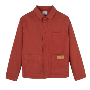 Jacket / Coral - Overdyed cotton