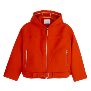 Jacket / Red - Wool broadcloth