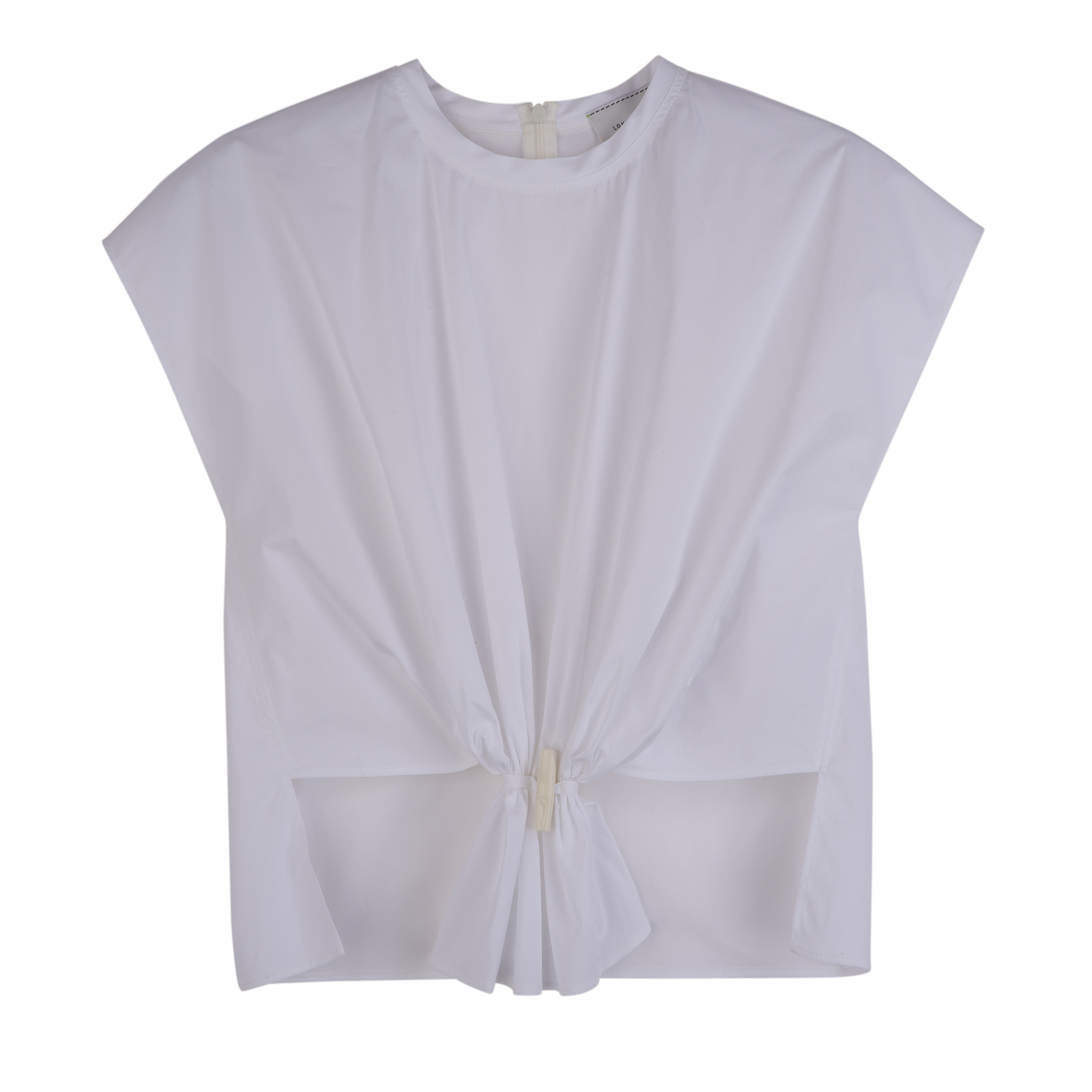 Top / White - Popelin