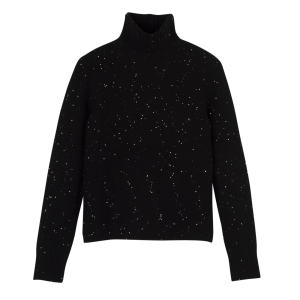 High neck sweater / Black - Knit