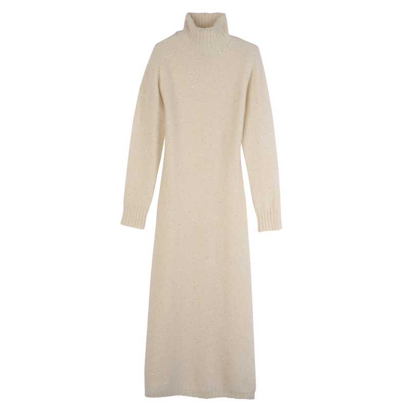 Long dress / Black - Knit - 图片 6