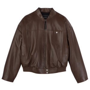 Jacket / Coffee - Leather