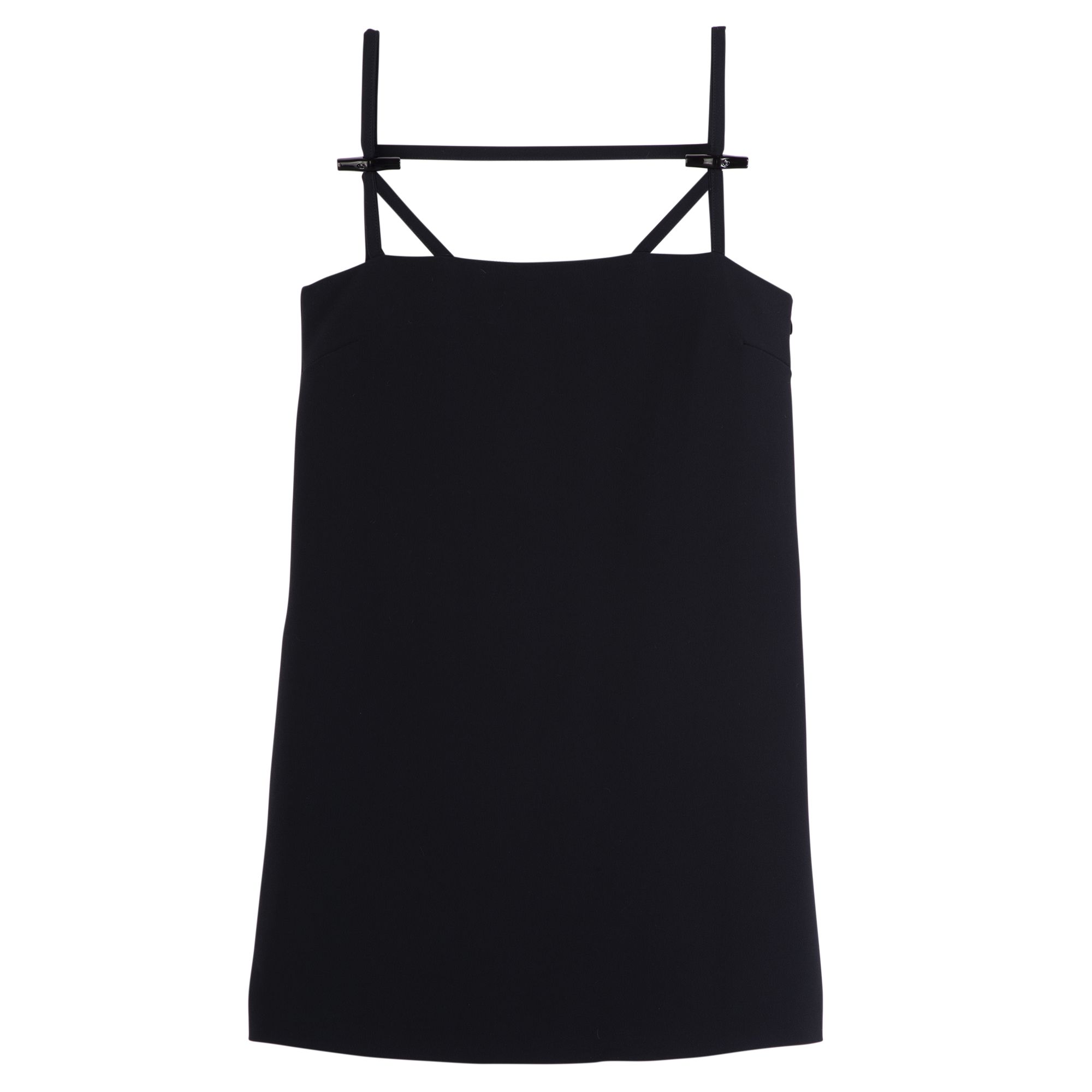 Dress / Black - Crepe