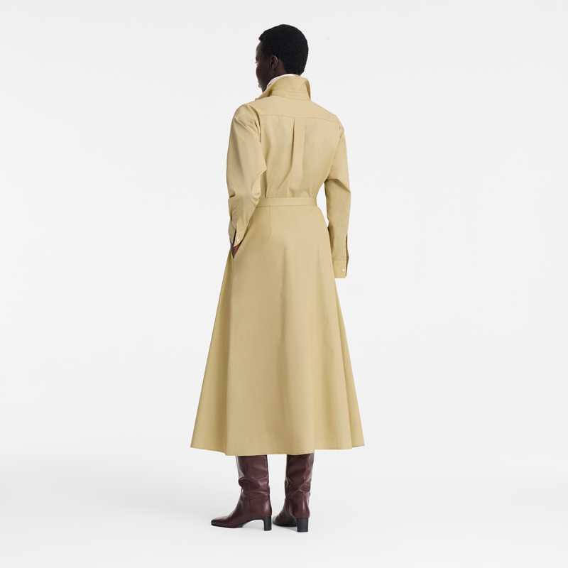 Midi skirt / Cream - Popelin - 图片 11